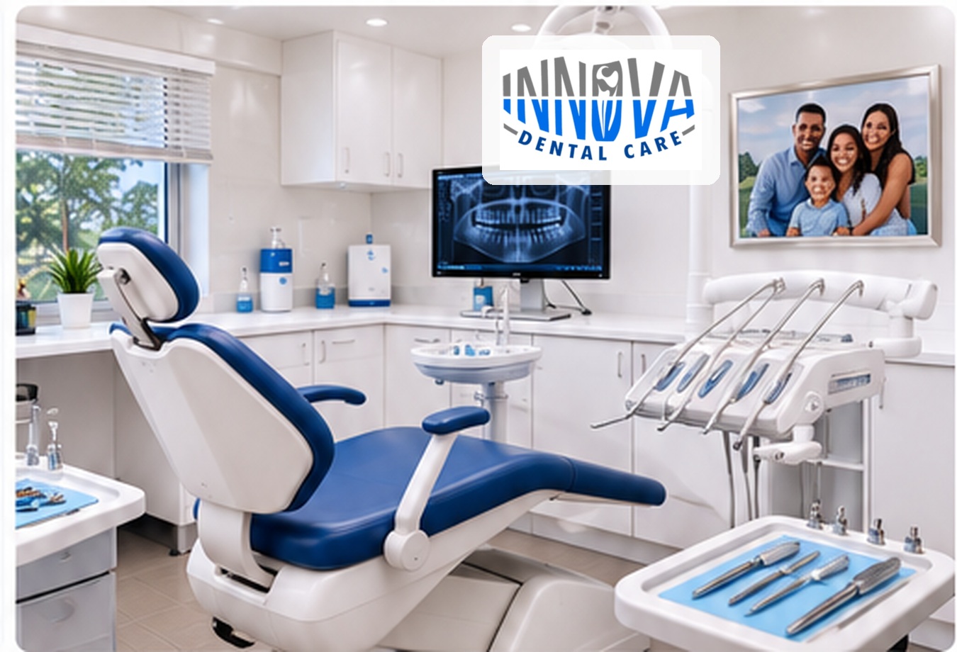 Modern dental treatment room at Innova Dental Care Belize